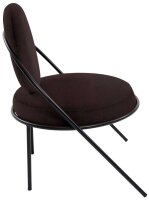 meet powered by PAPERFLOW Sessel SATURNE schwarz Kunstleder 70,0 x 73,0 x 88,0 cm, 2 St.
