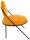 meet powered by PAPERFLOW Sessel SATURNE safran schwarz Kunstleder 70,0 x 73,0 x 88,0 cm, 2 St.