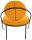meet powered by PAPERFLOW Sessel SATURNE safran schwarz Kunstleder 70,0 x 73,0 x 88,0 cm, 2 St.