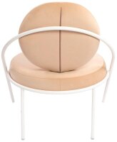 meet powered by PAPERFLOW Sessel SATURNE elfenbein weiß Stoff 70,0 x 73,0 x 88,0 cm, 2 St.