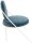 meet powered by PAPERFLOW Sessel SATURNE blau weiß Stoff 70,0 x 73,0 x 88,0 cm, 2 St.