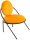 meet powered by PAPERFLOW Sessel SATURNE safran schwarz Stoff 70,0 x 73,0 x 88,0 cm, 2 St.