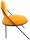 meet powered by PAPERFLOW Sessel SATURNE safran schwarz Stoff 70,0 x 73,0 x 88,0 cm, 2 St.