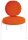 meet powered by PAPERFLOW Sessel SATURNE rost weiß Stoff 70,0 x 73,0 x 88,0 cm, 2 St.