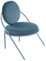 meet powered by PAPERFLOW Sessel SATURNE blau Stoff 70,0...