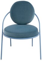 meet powered by PAPERFLOW Sessel SATURNE blau Stoff 70,0 x 73,0 x 88,0 cm, 2 St.