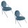 meet powered by PAPERFLOW Sessel SATURNE blau Stoff 70,0 x 73,0 x 88,0 cm, 2 St.