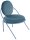meet powered by PAPERFLOW Sessel SATURNE blau Stoff 70,0 x 73,0 x 88,0 cm, 2 St.