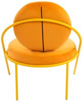 meet powered by PAPERFLOW Sessel SATURNE safran Stoff 70,0 x 73,0 x 88,0 cm, 2 St.
