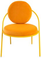 meet powered by PAPERFLOW Sessel SATURNE safran Stoff 70,0 x 73,0 x 88,0 cm, 2 St.
