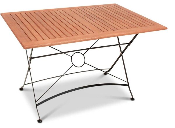 Garden Pleasure Gartentisch Wien braun rechteckig 120,0 x 80,0 x 74,0 cm