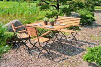 Garden Pleasure Gartentisch Wien braun rechteckig 120,0 x 80,0 x 74,0 cm