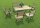 Garden Pleasure Gartentisch Wien braun rechteckig 120,0 x 80,0 x 74,0 cm