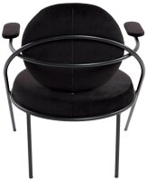 meet powered by PAPERFLOW Sessel SATURNE schwarz Stoff 70,0 x 73,0 x 88,0 cm, 2 St.