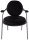 meet powered by PAPERFLOW Sessel SATURNE schwarz Stoff 70,0 x 73,0 x 88,0 cm, 2 St.