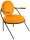 meet powered by PAPERFLOW Sessel SATURNE safran schwarz Stoff 70,0 x 73,0 x 88,0 cm, 2 St.