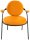 meet powered by PAPERFLOW Sessel SATURNE safran schwarz Stoff 70,0 x 73,0 x 88,0 cm, 2 St.