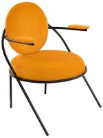 meet powered by PAPERFLOW Sessel SATURNE safran schwarz...