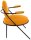 meet powered by PAPERFLOW Sessel SATURNE safran schwarz Kunstleder 70,0 x 73,0 x 88,0 cm, 2 St.