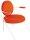 meet powered by PAPERFLOW Sessel SATURNE rost weiß Stoff 70,0 x 73,0 x 88,0 cm, 2 St.