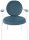 meet powered by PAPERFLOW Sessel SATURNE blau weiß Stoff 70,0 x 73,0 x 88,0 cm, 2 St.