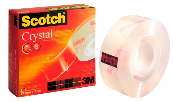 Scotch Crystal Klebefilm kristall-klar 19,0 mm x 33,0 m 1 Rolle