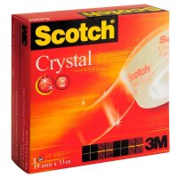 Scotch Crystal Klebefilm kristall-klar 19,0 mm x 33,0 m 1...