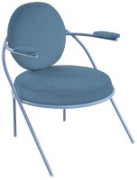 meet powered by PAPERFLOW Sessel SATURNE blau Kunstleder...