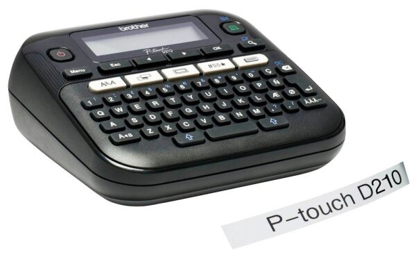 brother P-touch D210 Beschriftungsgerät schwarz