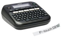 brother P-touch D210 Beschriftungsgerät schwarz