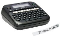brother P-touch D210 Beschriftungsgerät schwarz