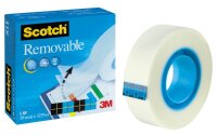 Scotch Removable Klebefilm matt 19,0 mm x 33,0 m 1 Rolle