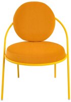 meet powered by PAPERFLOW Sessel SATURNE safran Kunstleder 70,0 x 73,0 x 88,0 cm, 2 St.