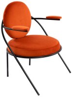 meet powered by PAPERFLOW Sessel SATURNE rost schwarz...