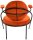 meet powered by PAPERFLOW Sessel SATURNE rost schwarz Stoff 70,0 x 73,0 x 88,0 cm, 2 St.
