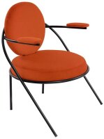 meet powered by PAPERFLOW Sessel SATURNE rost schwarz...