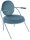 meet powered by PAPERFLOW Sessel SATURNE blau Stoff 70,0 x 73,0 x 88,0 cm, 2 St.
