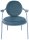 meet powered by PAPERFLOW Sessel SATURNE blau Stoff 70,0 x 73,0 x 88,0 cm, 2 St.