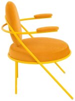 meet powered by PAPERFLOW Sessel SATURNE safran Kunstleder 70,0 x 73,0 x 88,0 cm, 2 St.