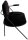 meet powered by PAPERFLOW 2-Sitzer Sofa SATURNE schwarz Stoff 118,0 x 73,0 x 88,0 cm, 1 St.