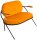 meet powered by PAPERFLOW 2-Sitzer Sofa SATURNE safran schwarz Stoff 118,0 x 73,0 x 88,0 cm, 1 St.