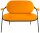 meet powered by PAPERFLOW 2-Sitzer Sofa SATURNE safran schwarz Stoff 118,0 x 73,0 x 88,0 cm, 1 St.