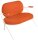 meet powered by PAPERFLOW 2-Sitzer Sofa SATURNE rost weiß Kunstleder 118,0 x 73,0 x 88,0 cm, 1 St.
