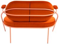 meet powered by PAPERFLOW 2-Sitzer Sofa SATURNE rost rosa...
