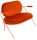 meet powered by PAPERFLOW 2-Sitzer Sofa SATURNE rost rosa Stoff 118,0 x 73,0 x 88,0 cm, 1 St.