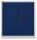 BISLEY Stahlschrank Universal E402A01505 lichtgrau, oxofordblau 1 Fachboden 91,4 x 40,0 x 100,0 cm, aufgebaut, 1 St.
