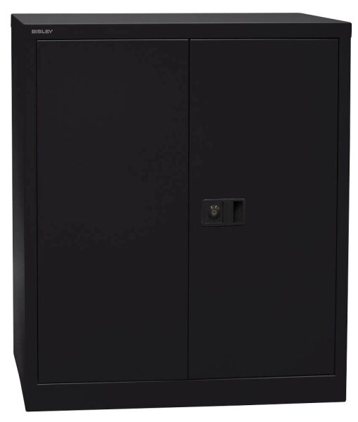 BISLEY Stahlschrank Universal E402A01633 schwarz 1 Fachboden 91,4 x 40,0 x 100,0 cm, aufgebaut, 1 St.