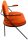 meet powered by PAPERFLOW 2-Sitzer Sofa SATURNE rost schwarz Stoff 118,0 x 73,0 x 88,0 cm, 1 St.