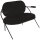 meet powered by PAPERFLOW 2-Sitzer Sofa SATURNE schwarz Kunstleder 118,0 x 73,0 x 88,0 cm, 1 St.
