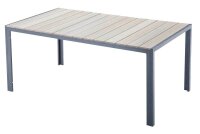 Garden Pleasure Gartentisch Olivia anthrazit, hellgrau...